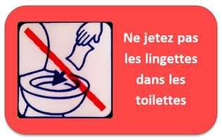 🚫 Stop aux lingettes dans les toilettes 🚽 - Chandolas