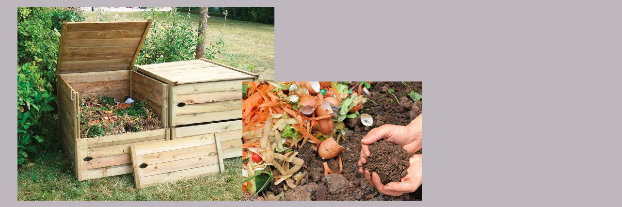 Composteur en bois de jardin 200L